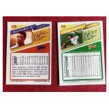(2) 1993 Topps Micro Cards -  Ken Griffey, Jr. & Dennis Eckersley