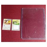 (2) 1993 Topps Micro Cards -  Ken Griffey, Jr. & Dennis Eckersley