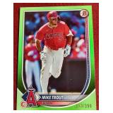 2025 Bowman Mike Trout - Green #d/399