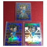 (3) Select Anthony Edwards Cards - Base & (2) Prizms