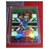 (3) Select Anthony Edwards Cards - Base & (2) Prizms