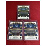 (3) Select Anthony Edwards Cards - Base & (2) Prizms