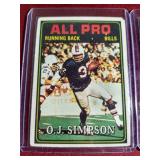 (2) Vintage O.J. Simpson Cards