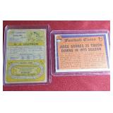 (2) Vintage O.J. Simpson Cards