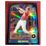 2003 Bowman Chrome Joe Mauer Prospect Refractor - Wow!