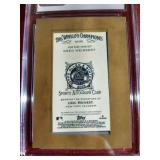 2023 Allen & Ginter Greg Weissert Autograph Rookie Card - CGC 6