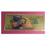 Michael Jordan & Kobe Bryant Gold Foil Note