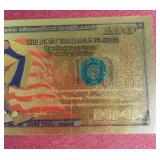 Michael Jordan & Kobe Bryant Gold Foil Note