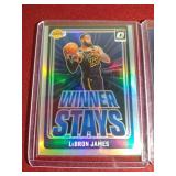 (2) Optic LeBron James Prizm Cards