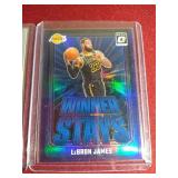 (2) Optic LeBron James Prizm Cards