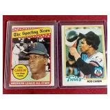 (2) Vintage Rod Carew Cards