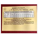 1985 Donruss Kirby Puckett Rookie Card