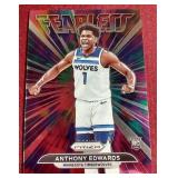 Prizm Fearless Anthony Edwards Rookie Card