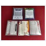 (5) Mike Trout Cards