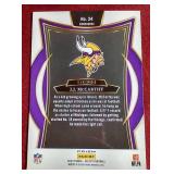 2024 Panini Select J.J. McCarthy Black & Red Prizm Shock Rookie