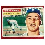 1956 Johnny Podres Card