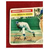 1956 Johnny Podres Card