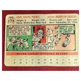 1956 Johnny Podres Card