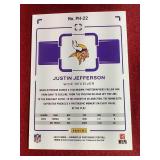 2022 Panini Chronicles Justin Jefferson Photogenic