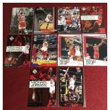 (10) Michael Jordan Cards