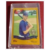 Rare 2002 Topps Joe Mauer Rookie - Home Team Advantage Parallel