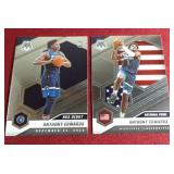 (2) Mosaic Anthony Edwards Rookie Cards - Debut & National Pride