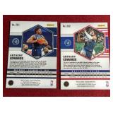 (2) Mosaic Anthony Edwards Rookie Cards - Debut & National Pride