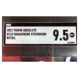 2021 Absolute Rhamondre Stevenson Rookie - SGC 9.5