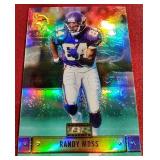 2000 Bowman Reserve Randy Moss Refractor Card