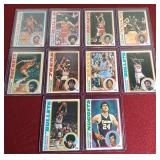(10) 1978-79 Topps Basketball Cards - Several HOFers