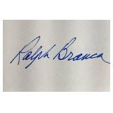 "Shot Heard Round the World" Autographs - Ralph Branca & Bobby Thomson