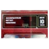 2023 Bowman Sterling Brett Baty Rookie Card - GMA 10