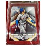2023 Bowman Sterling Brett Baty Rookie Card - GMA 10