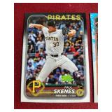 (2) 2024 Topps Paul Skenes Rookie Cards