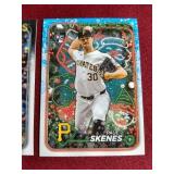 (2) 2024 Topps Paul Skenes Rookie Cards