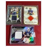 (3) QB Jersey Cards