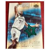 2003-04 Upper Deck Hardcourt Kevin Garnett Game-Used Floor Card