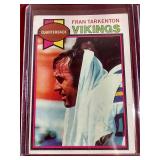 (2) Vintage Fran Tarkenton Cards