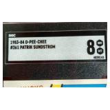 1983-84 Patrik Sundstrom Rookie Card - SGC 8