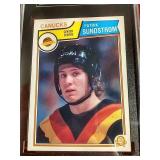 1983-84 Patrik Sundstrom Rookie Card - SGC 8