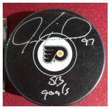 Authentic Jeremy Roenick Autographed Puck - With Hologram & COA