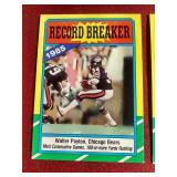 (2) 1986 Topps Football Record Breaker Cards - Payton & Dickerson