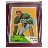 (4) Vintage Football Cards - 50s & 60s