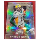 2018 Prizm Draft Picks Carson Wentz Prizm Rookie Card