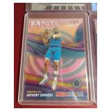 (4) Anthony Edwards Insert Cards - Regular & Prizms
