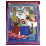 (2) Football Jersey Cards - Nice Names