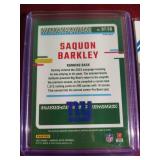 (2) Football Jersey Cards - Nice Names