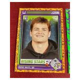 (2) 2024 Score-A-Treat Drake Maye Rookie Cards - Pumpkins & Bats