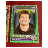 (2) 2024 Score-A-Treat Drake Maye Rookie Cards - Pumpkins & Bats