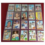 (20) Vintage Baseball Cards - Mostly 1960s